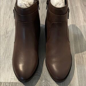 Crown Vintage Dark Brown Ankle Booties